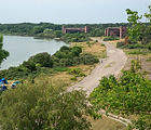 Балтийская коса, вид  на аэрогавань.